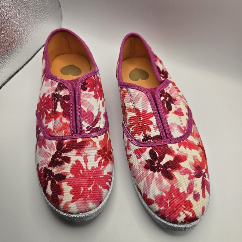 Crazy For Prints Slip On Sneaker Floral Print Size 8‎
